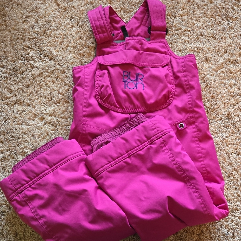 Burton Vibrant Pink Snow Bib, 3T